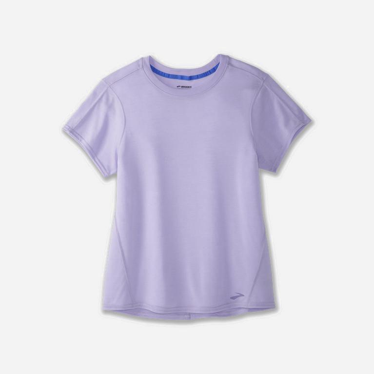 Brooks Distance Hardloopshirt voor Dames Zwart (UWTKV-0398)